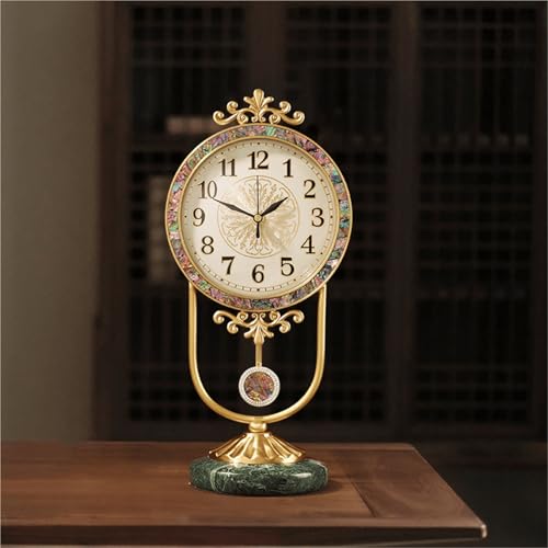 Reloj silencioso de mesa en latón contra ruidos 4
