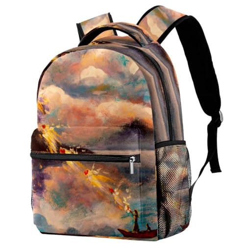 Sac à dos d'école multicolore idéal pour la rentrée des classes