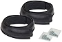 Pacer Performance 52-156 Flexy Flares Black 2-1/2' x 58' Standard Duty Rubber Fender Extension Kit - 4 Piece