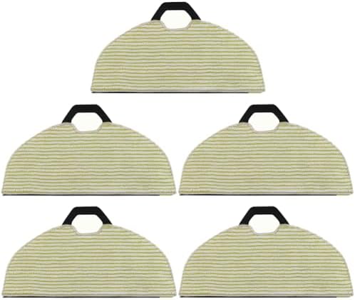 Shark Vacmop Refill Pads 8 Vacmop Pads Replacement Parts For Shark RV2610WA RV2620WA RV2410WD AV2610WA AI Ultra 2- In-1 Matrix Clean Robot Vacuum Models Spare Parts Accessories, 8 Mop Pads, 2 HEPA