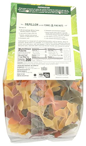 Whole Foods Market, Organic Pasta, Papillon With Roots & Vegetables, 16 Ounce #TOP1