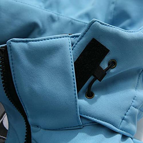 Regenjas voor dames, waterdicht, ademend, met capuchon, softshell jas voor dames, regenjas voor dames, waterdicht… - Image 6