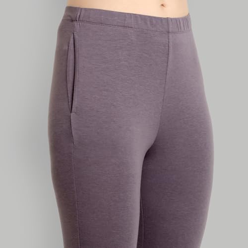 Image of ONE SKY Women Ankle Length Leggings | Premium Cotton Modal Spandex Blend | High Waist Stretchable & Bio-Washed Fabric | Colour-Lock | Ethnic Leggings for Women