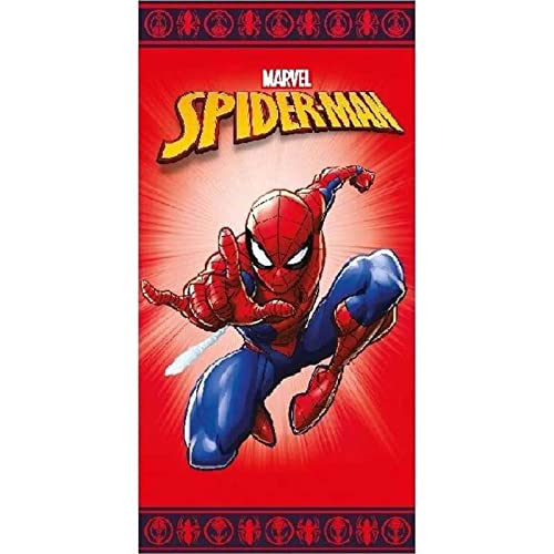 Grenadine Boutique - Serviette de Plage Drap de Bain Spider Man Rouge Cover