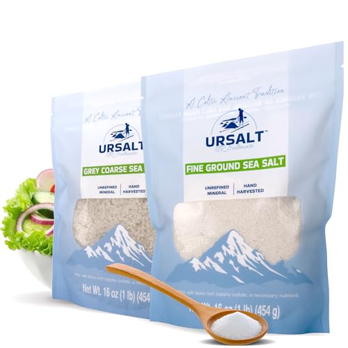 URSALT Sal Marina Francesa Gris Gruesa y Fina 2x1 lb