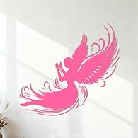 Pink Self-adhesive vinyl wall sticker, premium designer work.Size:67.2x73.1cm / 26.5x28.8 inch, Please note!!! Due to material limitations, this size needs to be split into two parts. Customizable: Hi, my friend! Thank you for choosing us. We're hono...
