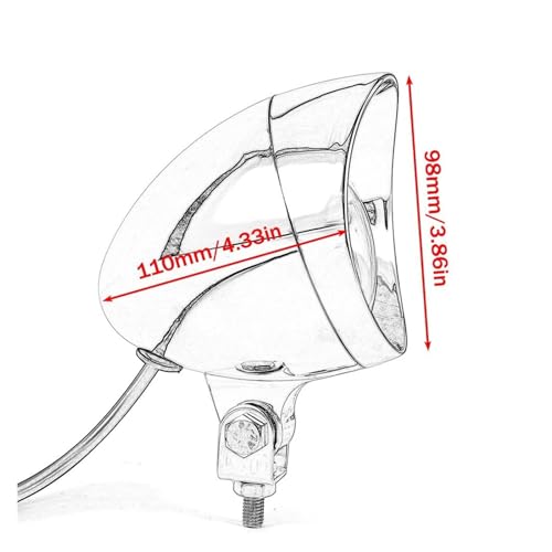 Faro antiniebla moto con foco LED impermeable spot 2