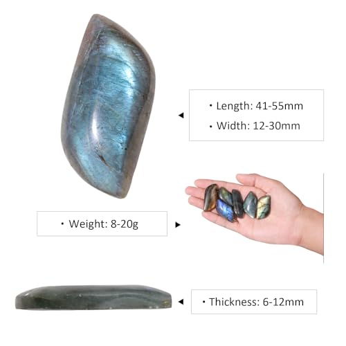 Fabrication de bijoux simplifiée avec le lot de cabochons en labradorite - 3