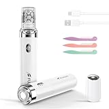 Epilierer für Frauen, 2 in 1 Gesichtshaarentferner für Frauen, 2 Ersatzköpfe Elektrischer Gesichtsrasierer Damen mit LED-Licht, Haarentfernungsgerät für Gesicht, Achselhöhle, Bein