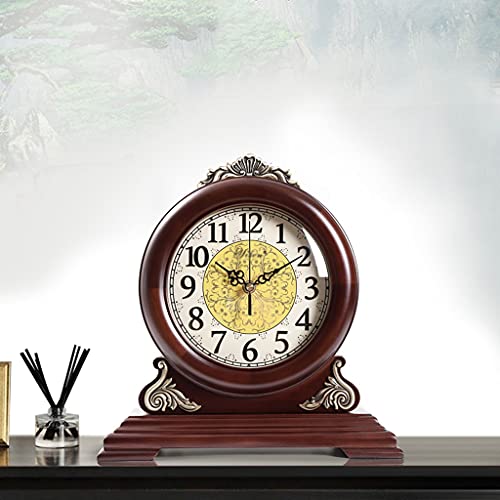 Reloj de mesa vintage oriental con acabados artesanales para decoracion de estancias 4