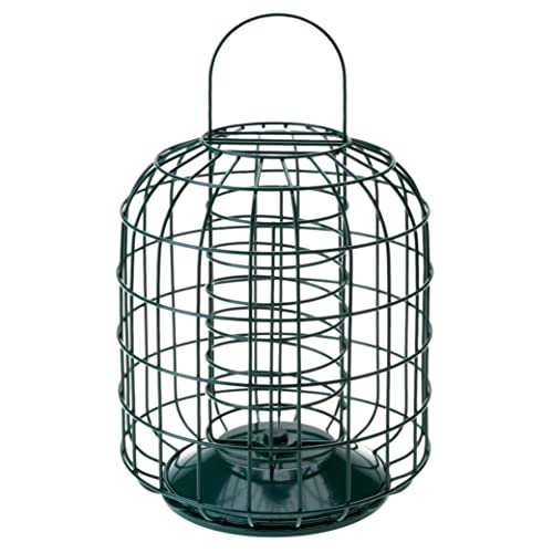 Fat Ball Feeder for Small Birds - Protects Food from Squirrels and Large Birds, Weather Resistant for Garden and Outdoor Use, Easy to Fill and Clean (30x24cm) - RSPB