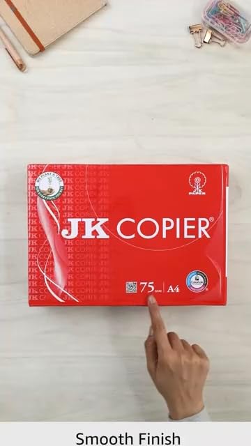 Image of JK RED Copier Paper 75GSM A4, 1 Ream (500Sheets)