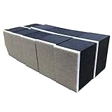 カーピカル 塗込&研磨用フェルトスポンジ 35×40×60mm (10個まとめ売りセット) ウインドガラスコーティング剤の塗込みやメッキモールの磨きにも！プロのアイテム