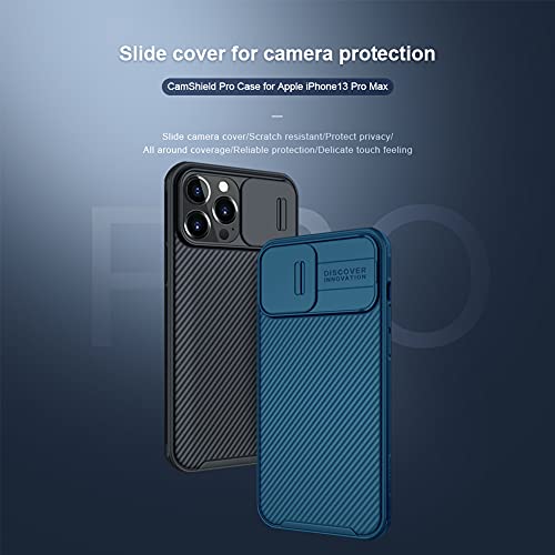 Mangix for iPhone 13 Pro Max Case with Camera Cover,Slim Fit Thin Polycarbonate Protective Shockproof Cover with Slide Camera Cover, Upgraded Case for Apple iPhone 13 Pro Max (Black) by Mangix - Image 6