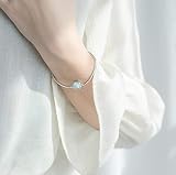 Tamaño: 18 cm YYAMOMO Pulsera Niña Estudiante S925 Plata Cola De Sirena Soñadora Cadena Extendida Dulce Temperamento Elegante Exquisito Encanto De Personalidad Diseño Único Moda Simple Niña Regalo De Novia C