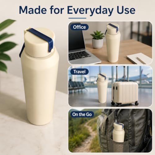Image of Stainless Steel Water Bottle for School Office Travel | Printed Water Bottle | Drinking Bottle for Home Gym College | Stylish Bottle for Daily Use Picnic & Gifting (Sandle)