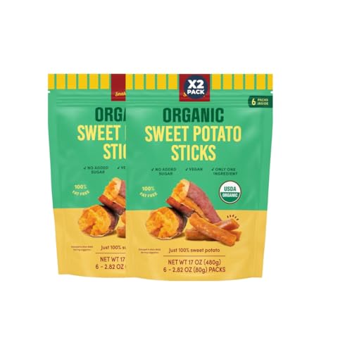 Organic Sweet Potato Sticks, Healthy Crispy Snack Made from Real