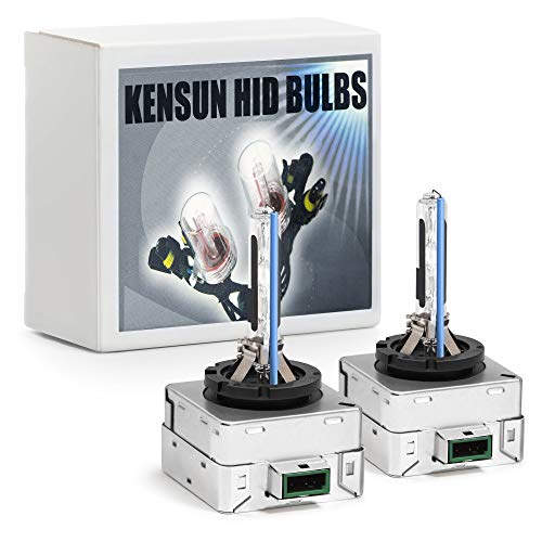 Image of Premium HID Xenon Low Beam Headlight Replacement Bulbs - by Kensun - (Pack of two bulbs) - D3R - 5000K