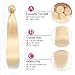 Binlvexin 613 Blonde Bundles Human Hair Straight Hair One Bundle Human Hair 12A Grade Unprocessed Brazilian Virgin Human Hair 613 Human Hair Weave Extensions For Women 50g 16 Inch