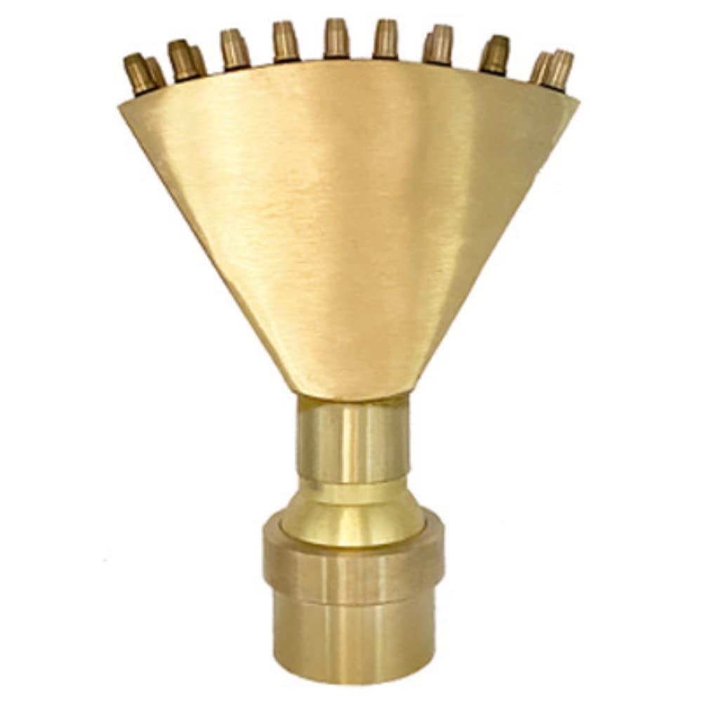 3/4 "1" 1,5 "2" Messing und SS304 Brunnen düse Edelstahl fächer förmige Wasser Landschaft Brunnen Kopf Garten Wasser fontänen und Teiche (1-inch Stainless Steel Phoenix Tail Nozzle)