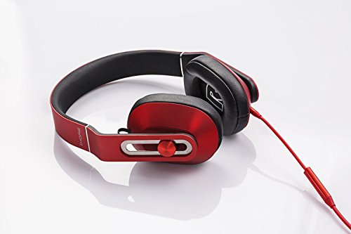 1MORE MK801 Cuffie Over-ear Stereo Audio Leggero e Pieghevole Universale Filo con Telecomando e Microfono per TV Smartphone Tablet Laptop PC(Rosso)