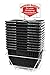 Only Hangers Set of 12 Black Shopping Basket Set