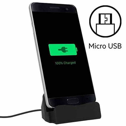 World Smartphones Station d'accueil Micro USB pour HTC Desire C Noir