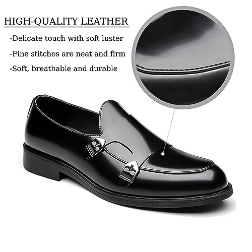 Men's Dress Oxford Shoes Slip On Causal Leather Shoes Fashion Walking Shoes Business Office Party Comfort Loafers2