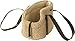 Hundetasche - Tragetasche Pookie Beige – 50x24x26cm – Fleece mit Schaum – Handwäsche – Sicherheitsleine – Abnehmbarer Boden – Aufbewahrungstasche