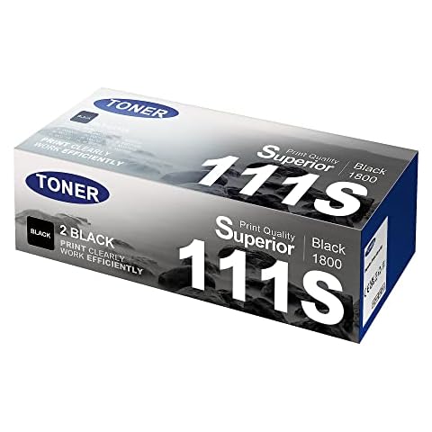 MLT-D111S D111L Toner Cartridge, 2Black, Pack of 2 High Yield KEENKLE Toner Replacement for Samsung Xpress M2026 M2026W M2020 M2020W M2022 M2022W M2021 M2021W M2078W M2070 M2070W M2070FW Printer Cover