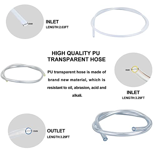 Aetleemo Oil Extractor Pump Kit,12V Gear Oil Pump Portable Electric Self-Priming Engine Oil Pump&Tubes For Motorbike, Car, Boat, Atv(100W) #TOP3
