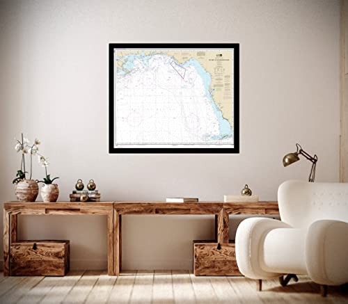 Paradise Cay Publications, Inc. Decorative Nautical Chart - NOAA Chart 11006, Art Print Quality Map, Suitable for Framing. Wall Art, Printed on Demand. Ships Rolled. - Image 2