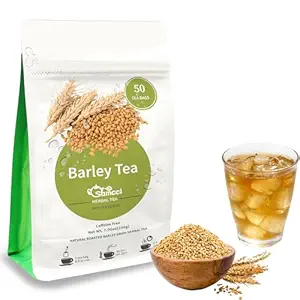 Samcci - Barley Tea, 4g×50 Count Premium Natural Roasted Barley Tea Bags - Non-GMO - Caffeine-Free - Sugar Free - Mugicha -Nutty - Digestion Support & Rich in Nutrition