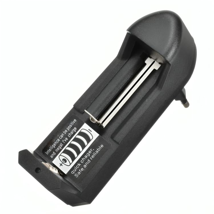 Image of 3.7V 18650 Lithium-Ion Battery Charger | Universal Single Cell Li-ion Charger (1S)