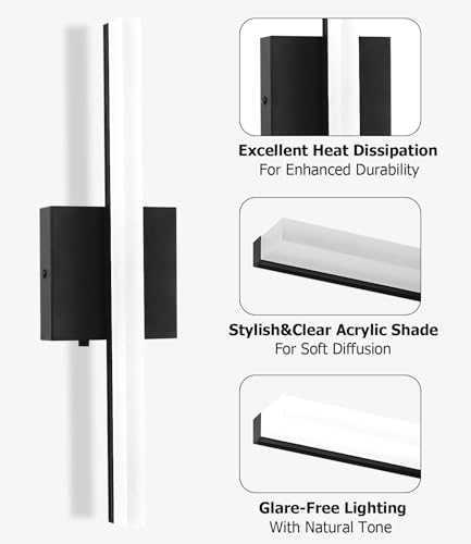 Lampe Miroir Élimine les Ombres LED 3000-6000K Ajustable - 2