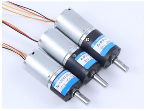 Micromotor 24V 60RPM con reductor planetario y eje de 4mm 2