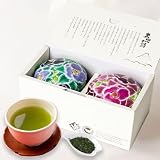 荒畑園 静岡茶 ギフト 九谷つばき缶 80ｇ×2缶 化粧箱入 プレゼント お茶 静岡深むし茶 鈴子缶 ギフトセット 緑茶 茶葉 贈答 プレゼント 牧之原茶