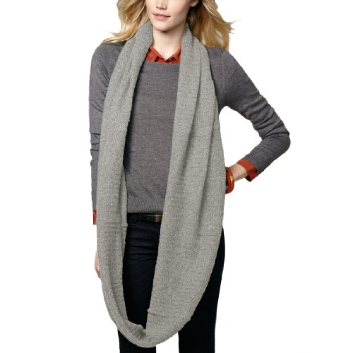 Parisbonbon Women's 100% Cashmere Classic Infinity Scarf