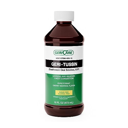 Geri-Care Cold and Cough Relief 100 mg / 5 mL Strength Liquid, 5676 Ct