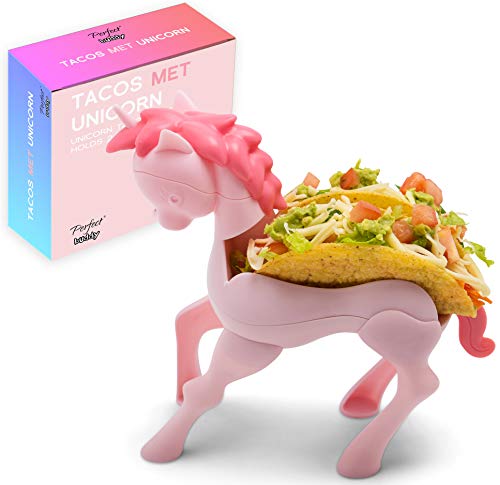 Perfect Buddy Unicorn Taco Holder Kids - Taco Stand for Taco Tuesday