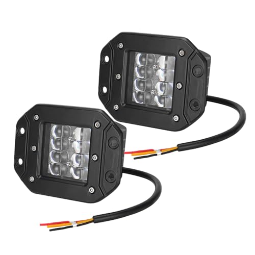 Luces LED de SUV para rutas nocturnas de aventura y montaña en lluvia