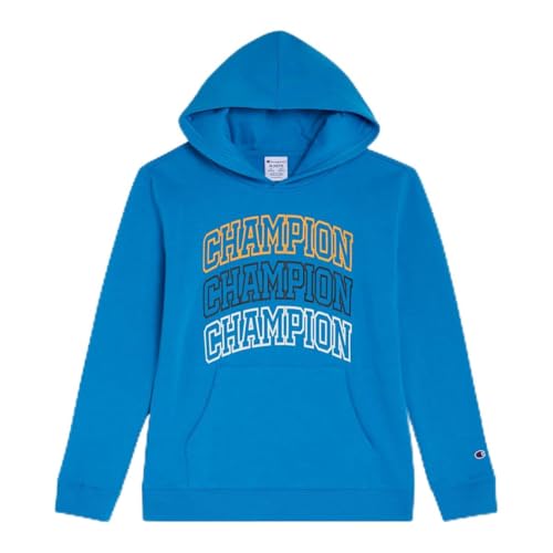 Image of Champion boys Graphic Hoodie Pullover Sweatshirt for Kids With Stylish Embellishments