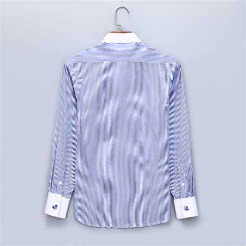 Boutons de manchette pour chemise col blanc look décontracté