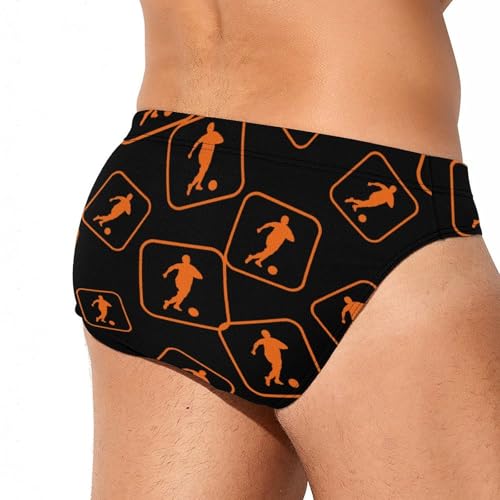 Soccer Football Player Mens Swim Briefs Bikini Sexy Low Rise Trunks Swimsuit Bathing Suit Beach3