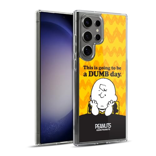 Carcasa antiarañazos Peanuts Charlie Brown para Samsung Galaxy S23 Ultra 5G suave