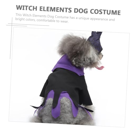 Disfraz de bruja para perro talla S miniatura 4