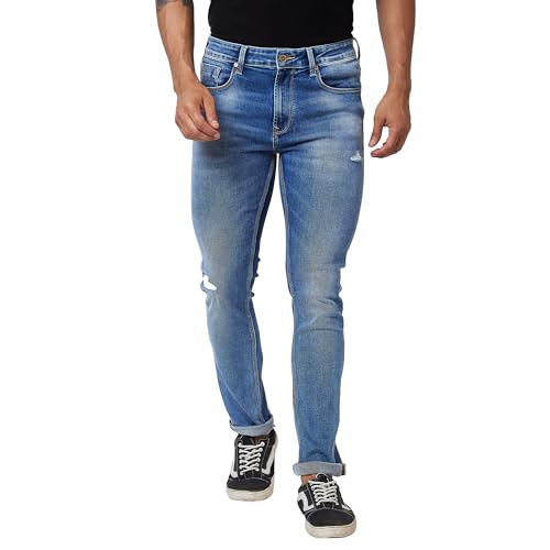 Image of Spykar Men's Rover Regular Fit Mid Rise Casual Jeans