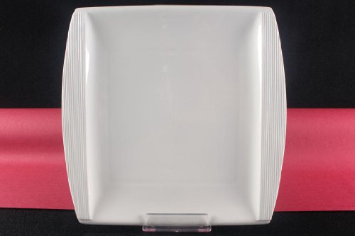 Teller Servierteller Flachteller Porzellan Weiß Gastronomiebedarf...