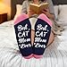 Coopyin Cat Mom Mothers Day Gifts for Women Cats Owner Parent Cats Lovers Themed Christmas Birthday Stocking Stuffers Funny Kitty Gifts Best Cat Mom Ever Socks Unique Sentimental Present