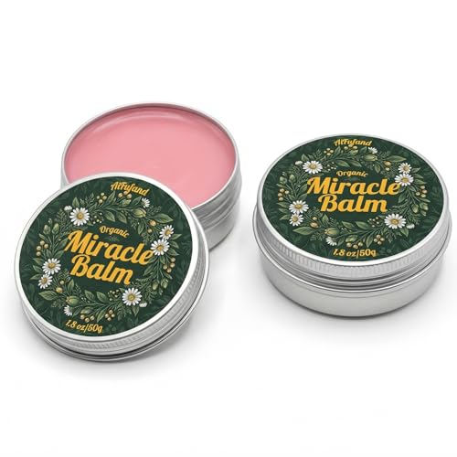 AIFUFAND Miracle Balm Botanical Moisturizing Balm for Dry Skin 1.8 oz each (Pack of 2)